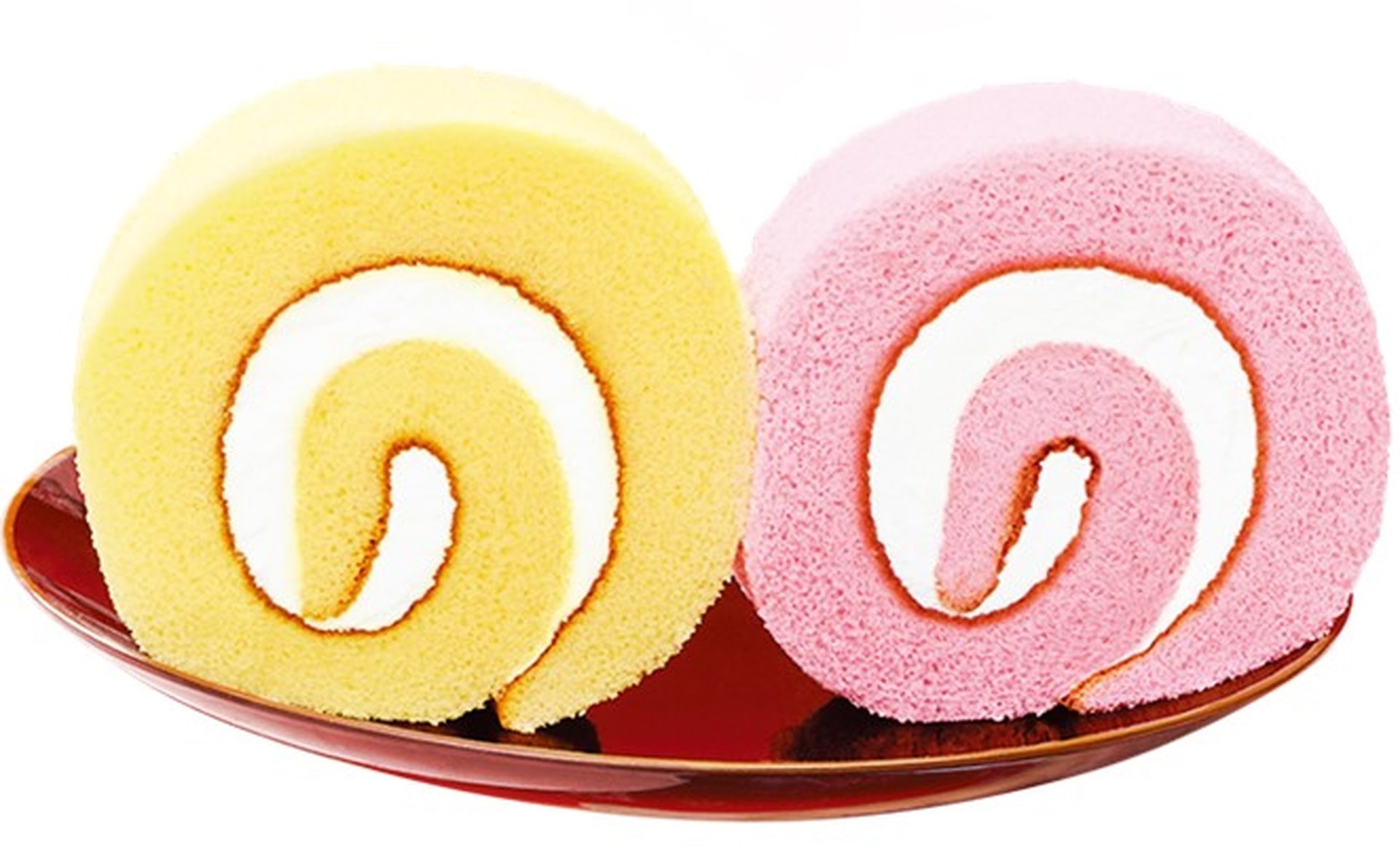 「紅白ロールケーキ」（138円）