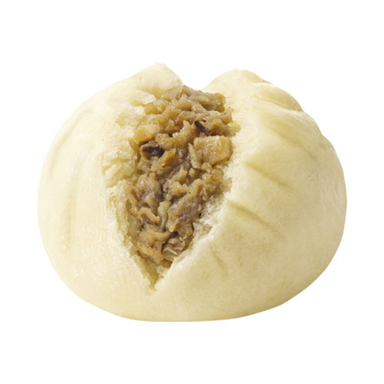 「ジューシー本格肉まん」（140円）※氷川きよしさんからのメッセージ入り