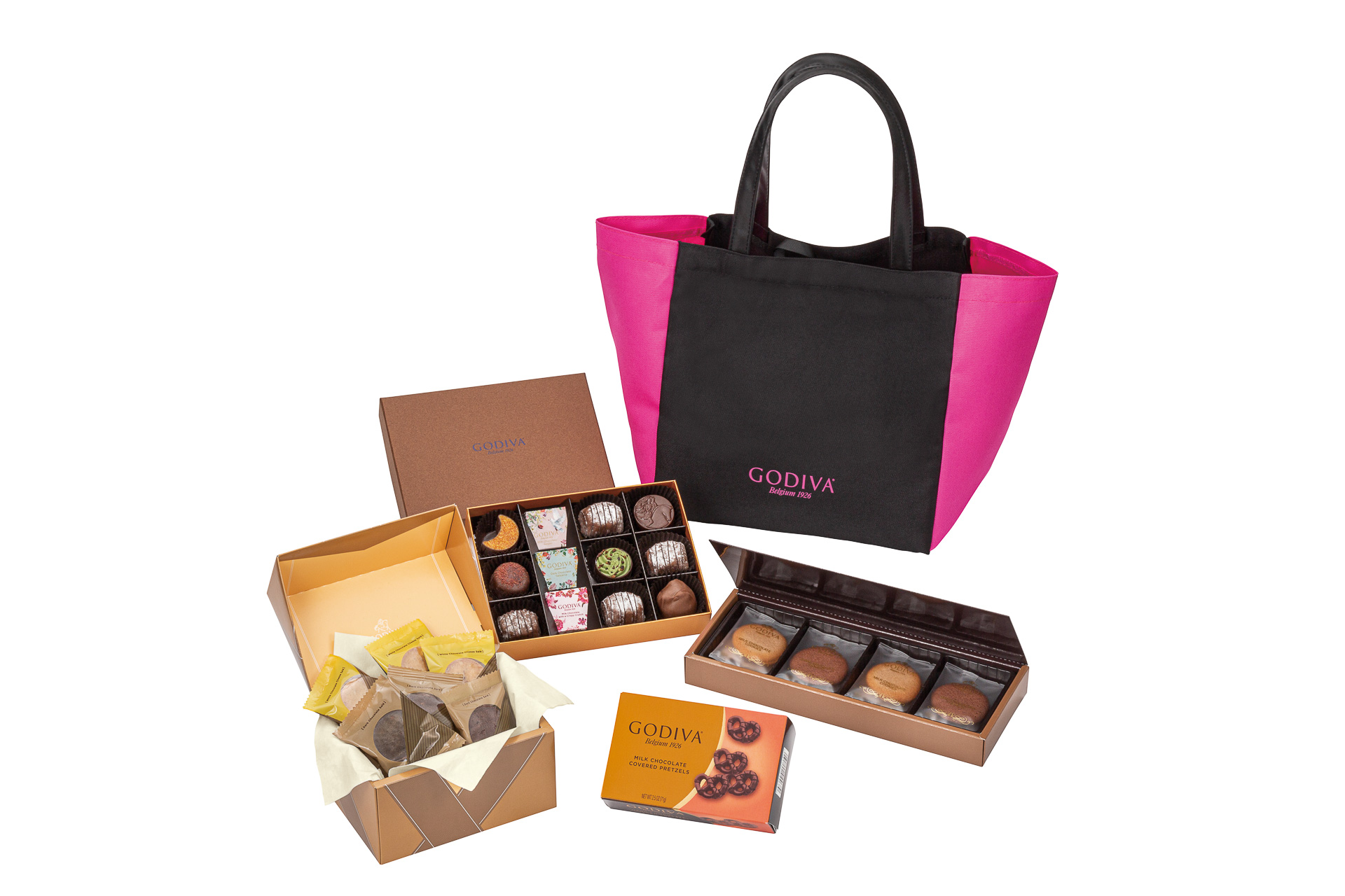 「ゴディバ ニューイヤー ハッピーバッグ 2023 DS50」（5400円 ※百貨店内ゴディバショップ）