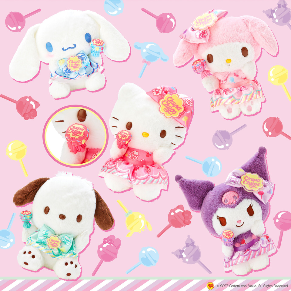 サンリオ×チュッパチャプスコラボ セットアップ マイメロディ パジャマ サンリオ×チュッパチャプスコラボ セットアップ マイメロディ