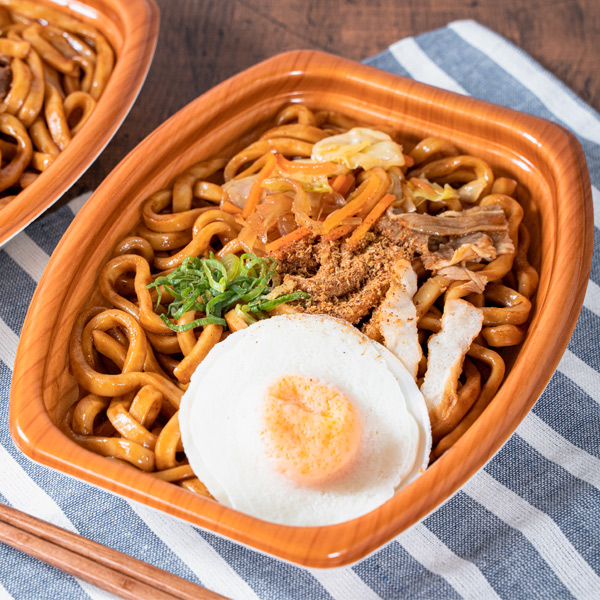 「資さんうどん監修 焼きうどん（ソース味）」（538円）