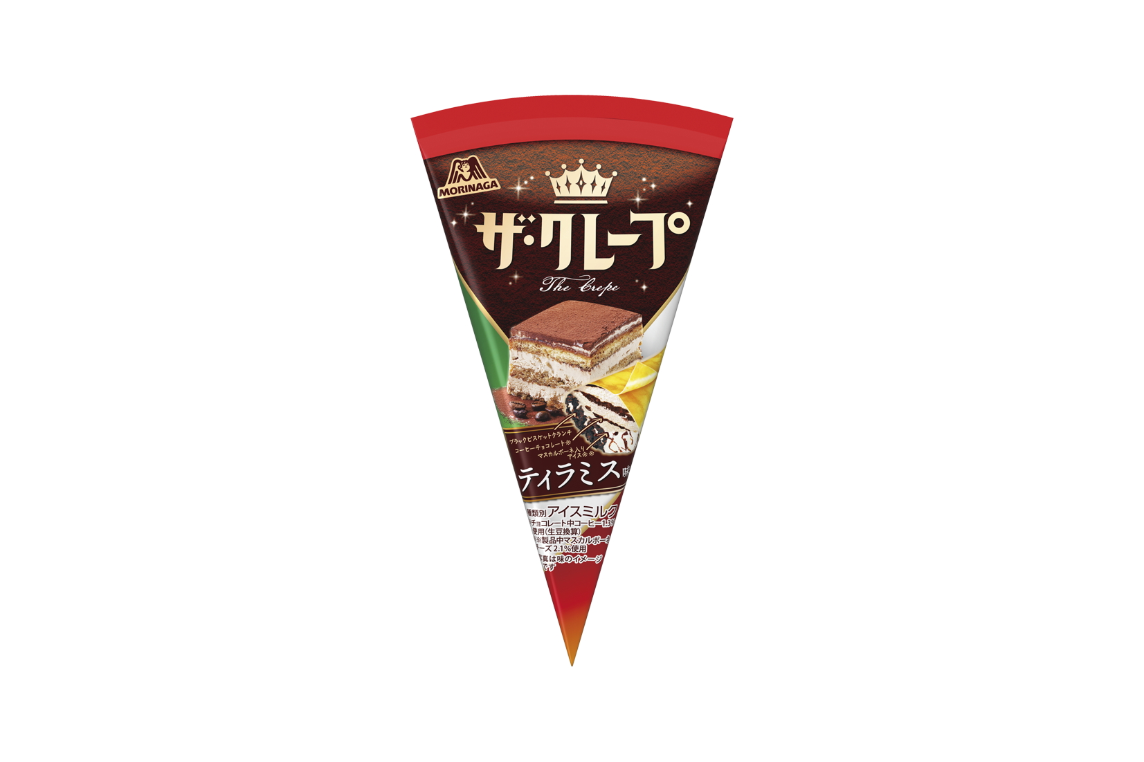 森永製菓「ザ・クレープ＜ティラミス味＞」