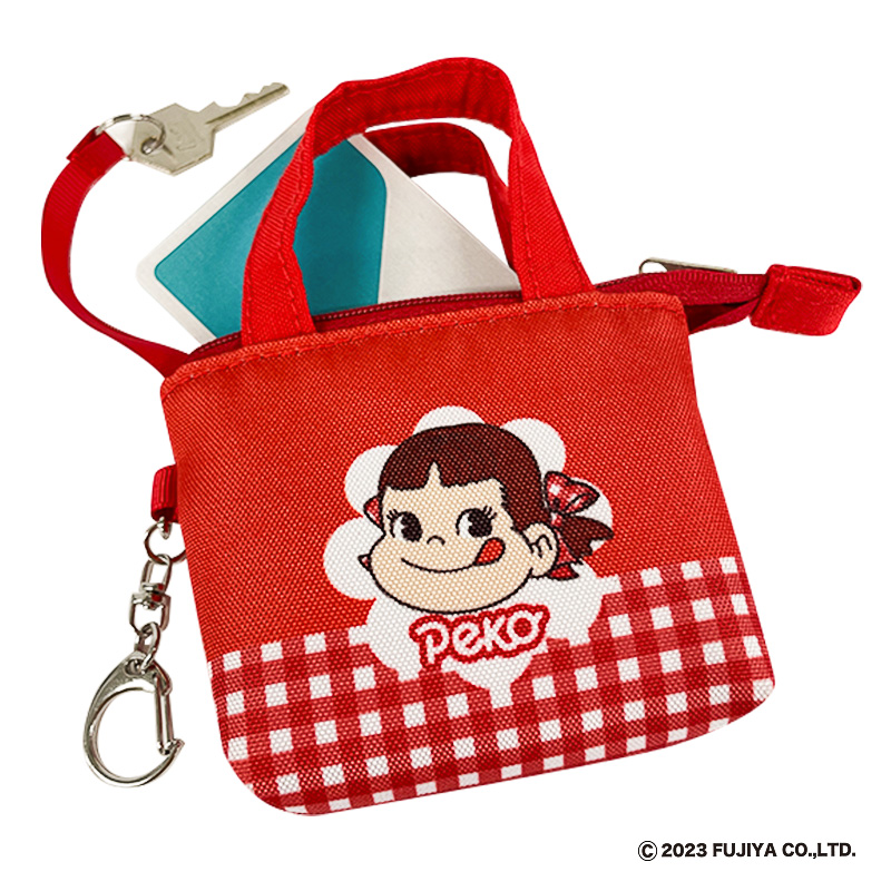 不二家「ペコちゃん」のエコバッグやマルチケースが郵便局で発売