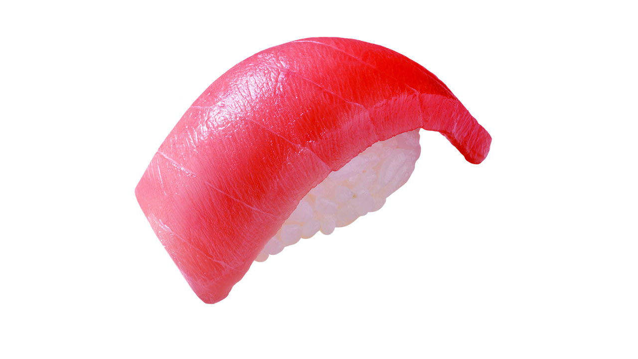 「天然まぐろ中とろ」（110円）