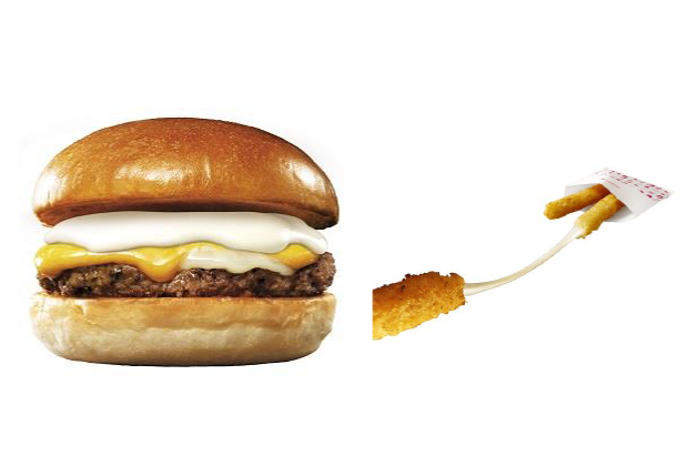 ロッテリア「背徳チーズ 絶品チーズバーガー」にチーズスティックが