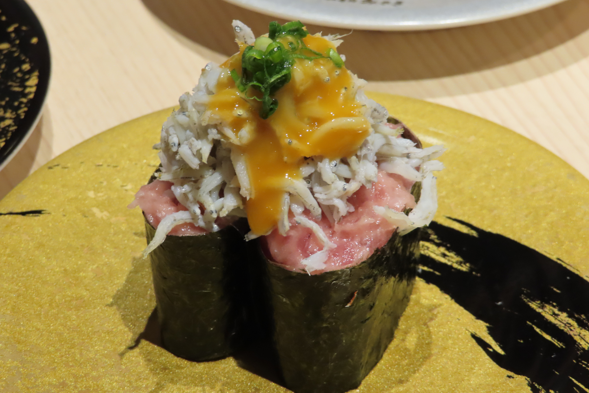 釜揚げしらすとねぎまぐろ軍艦