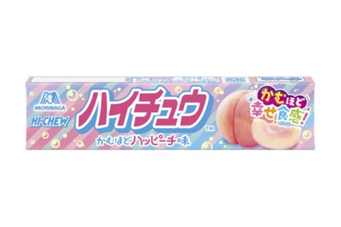 森永製菓「ハイチュウ＜かむほどハッピーチ味＞」