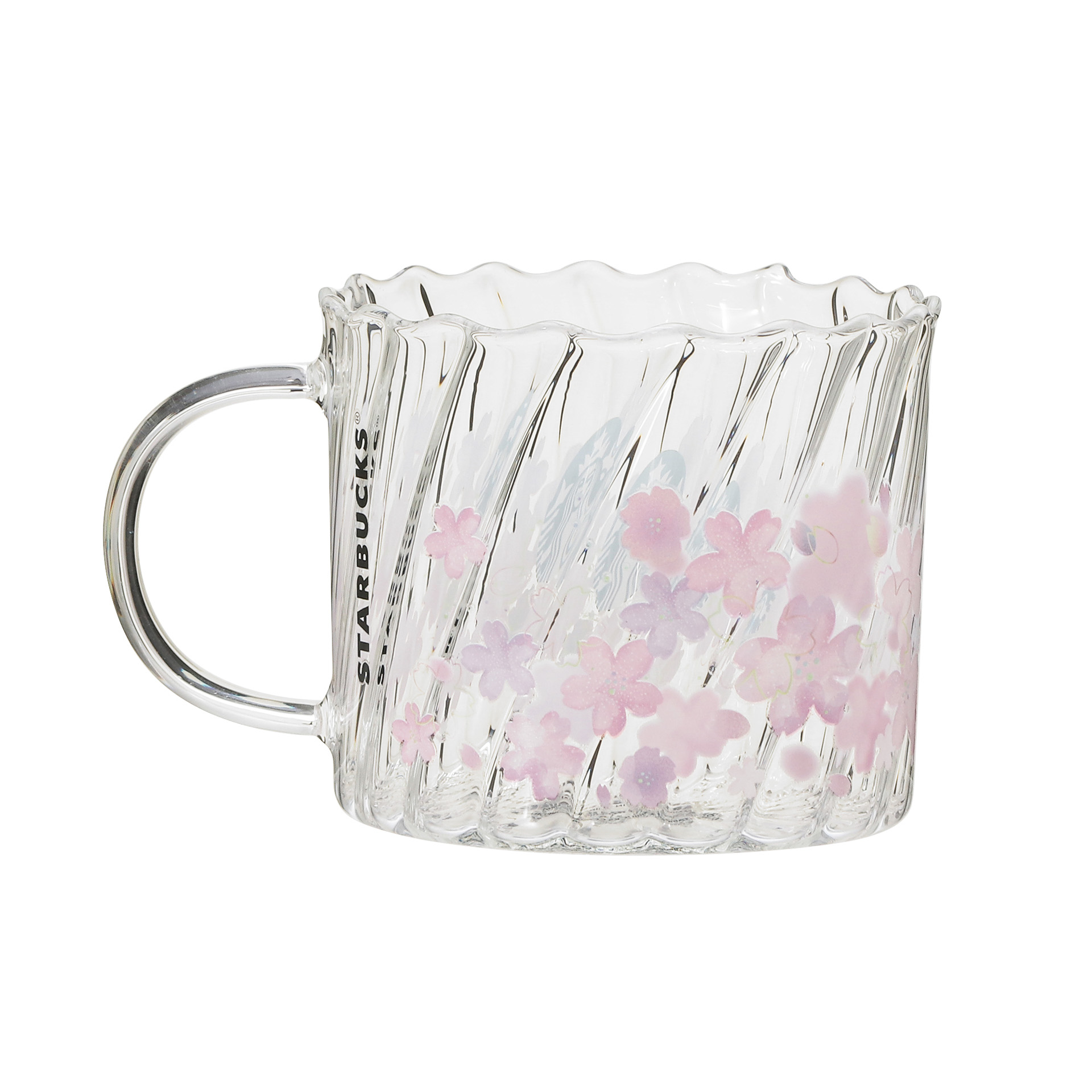 「SAKURA2023耐熱グラスマグツイストライン355ml」（2600円）