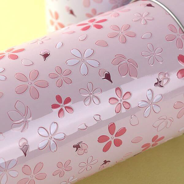 さくらキャニスター缶（ピンク）