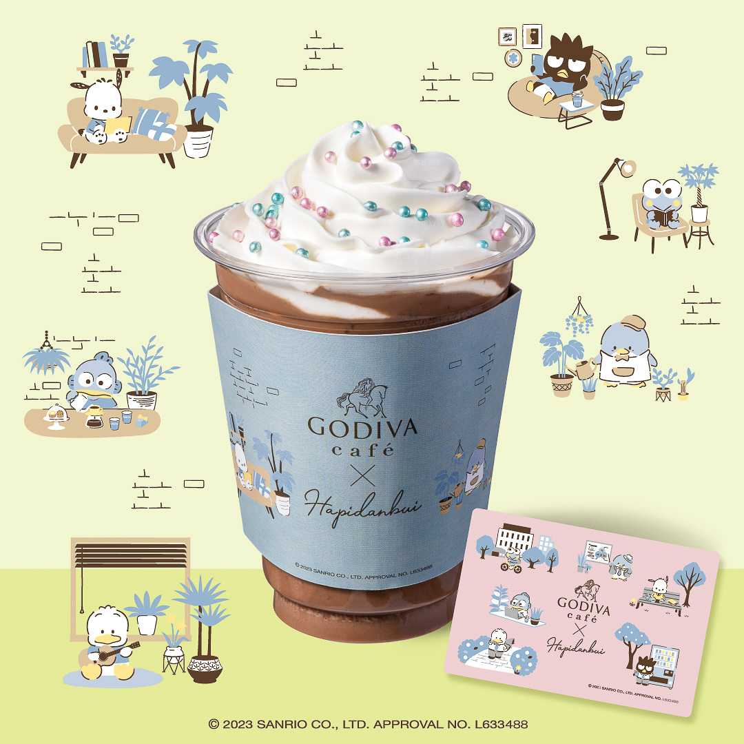 ゴディバカフェ×サンリオ「はぴだんぶい」コラボ第4弾
