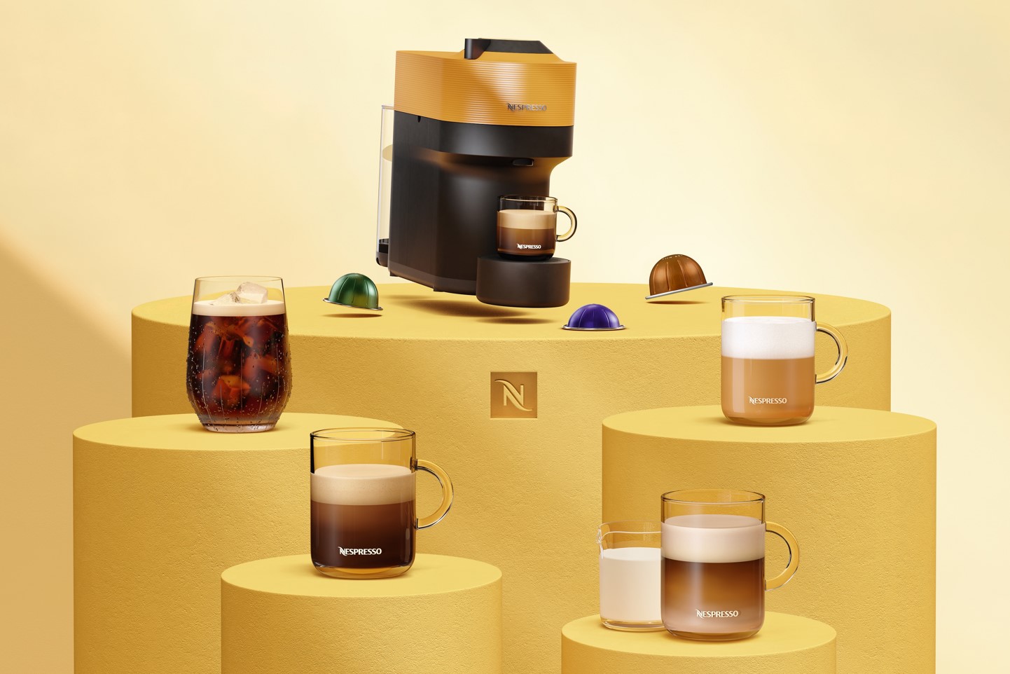 さまざまなカップサイズに対応