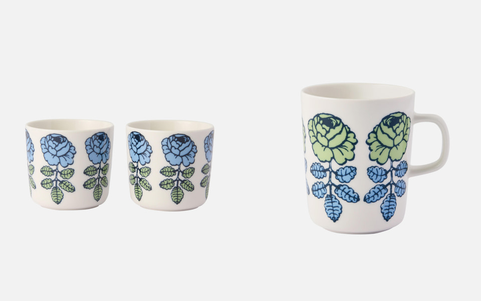 marimekko - 新品　マリメッコ マグカップ ヴィヒキルース　トート マリメッコ、春の新作「Vihkiruusu（ヴィヒキルース）」のマグ