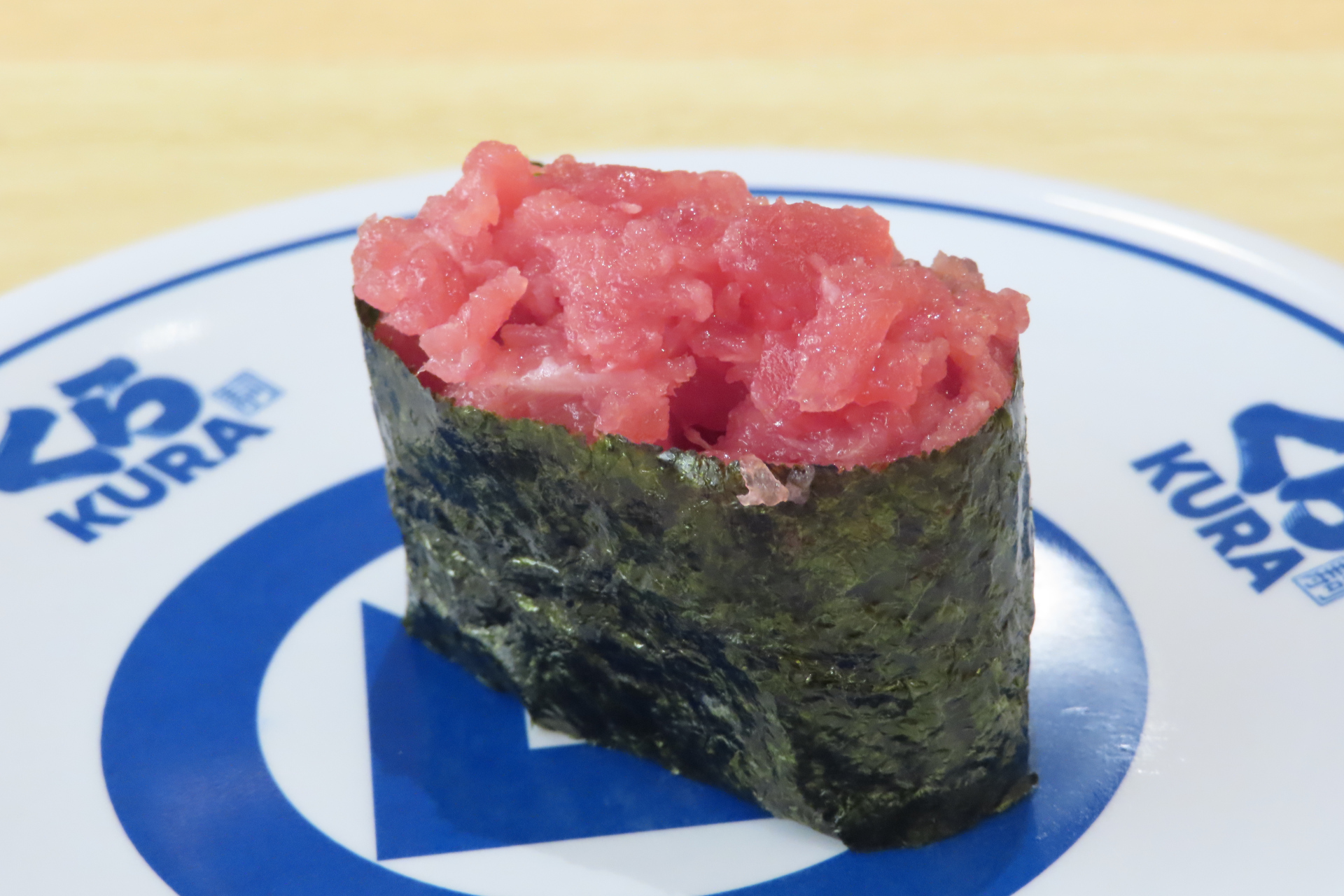 国産天然本まぐろ ねぎまぐろ軍艦（一貫）：165円