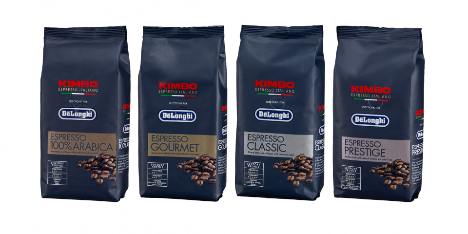 【デロンギ　コーヒー豆】5種6袋バラエティセット Kimbo DeLonghi デロンギ コーヒー豆】5種6袋バラエティセット Kimbo DeLonghi