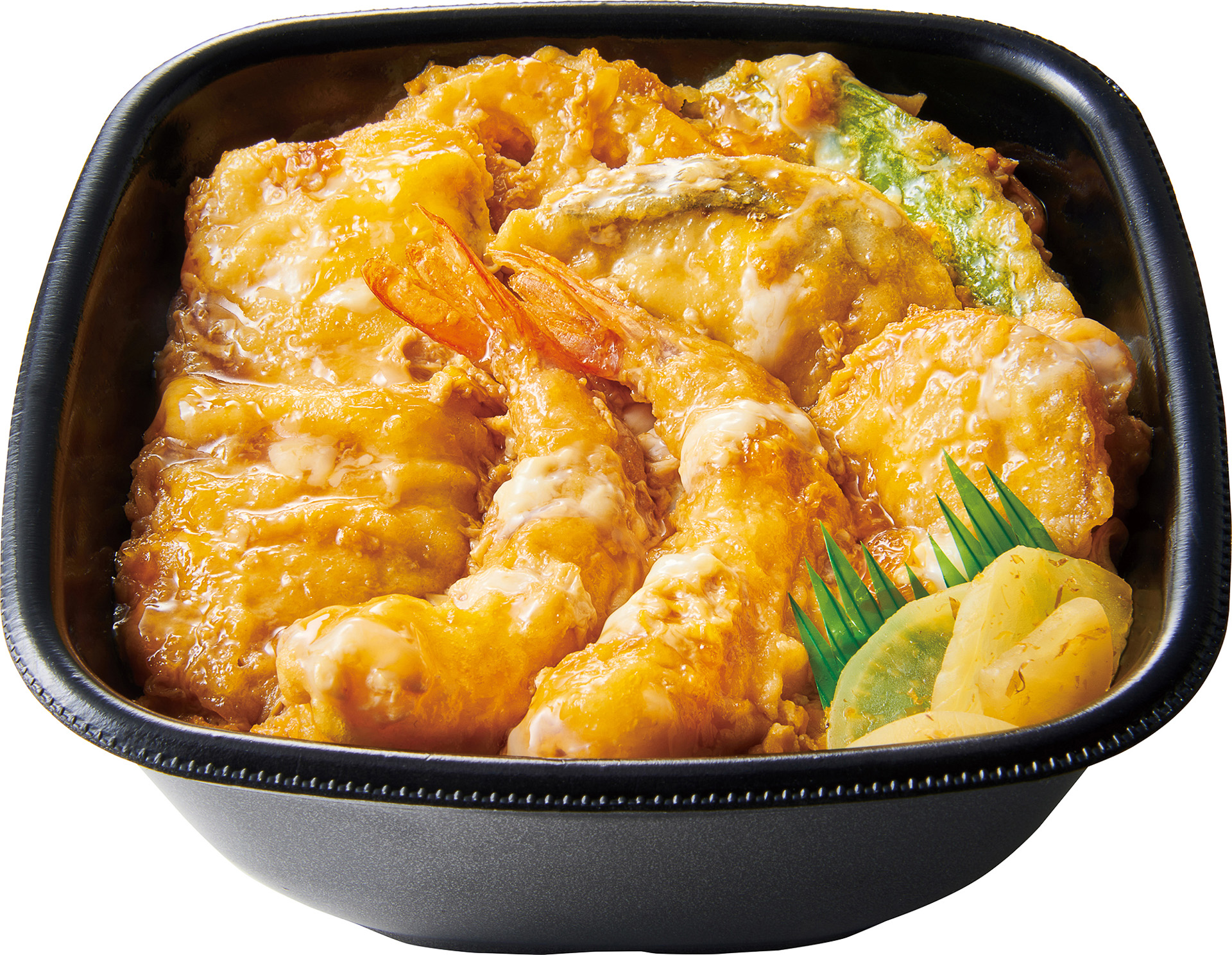 「海鮮天とじ丼」（640円）