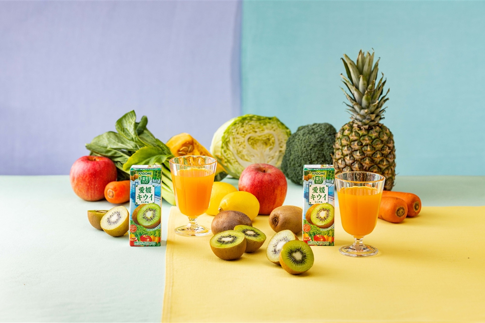 カゴメ「野菜生活100 愛媛キウイミックス」