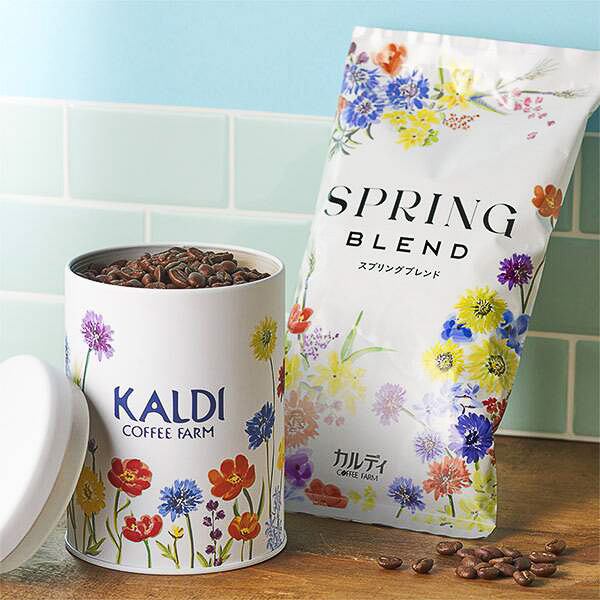 カルディ「春のキャニスター缶セット」
