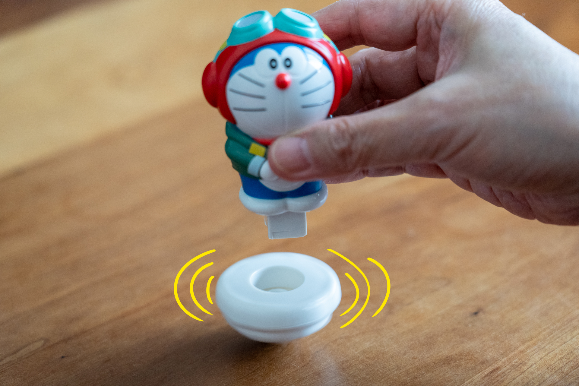 コマが落ちてクルクル回る仕組み。これは楽しい！