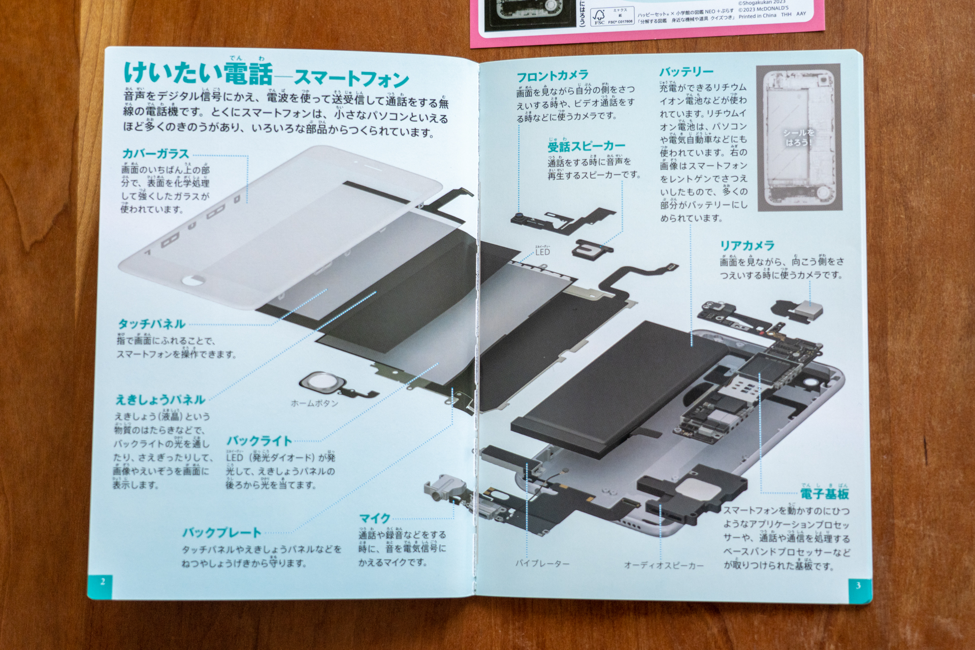 個人的にはスマートフォンとうずまき式全自動洗濯機の分解図が興味深い