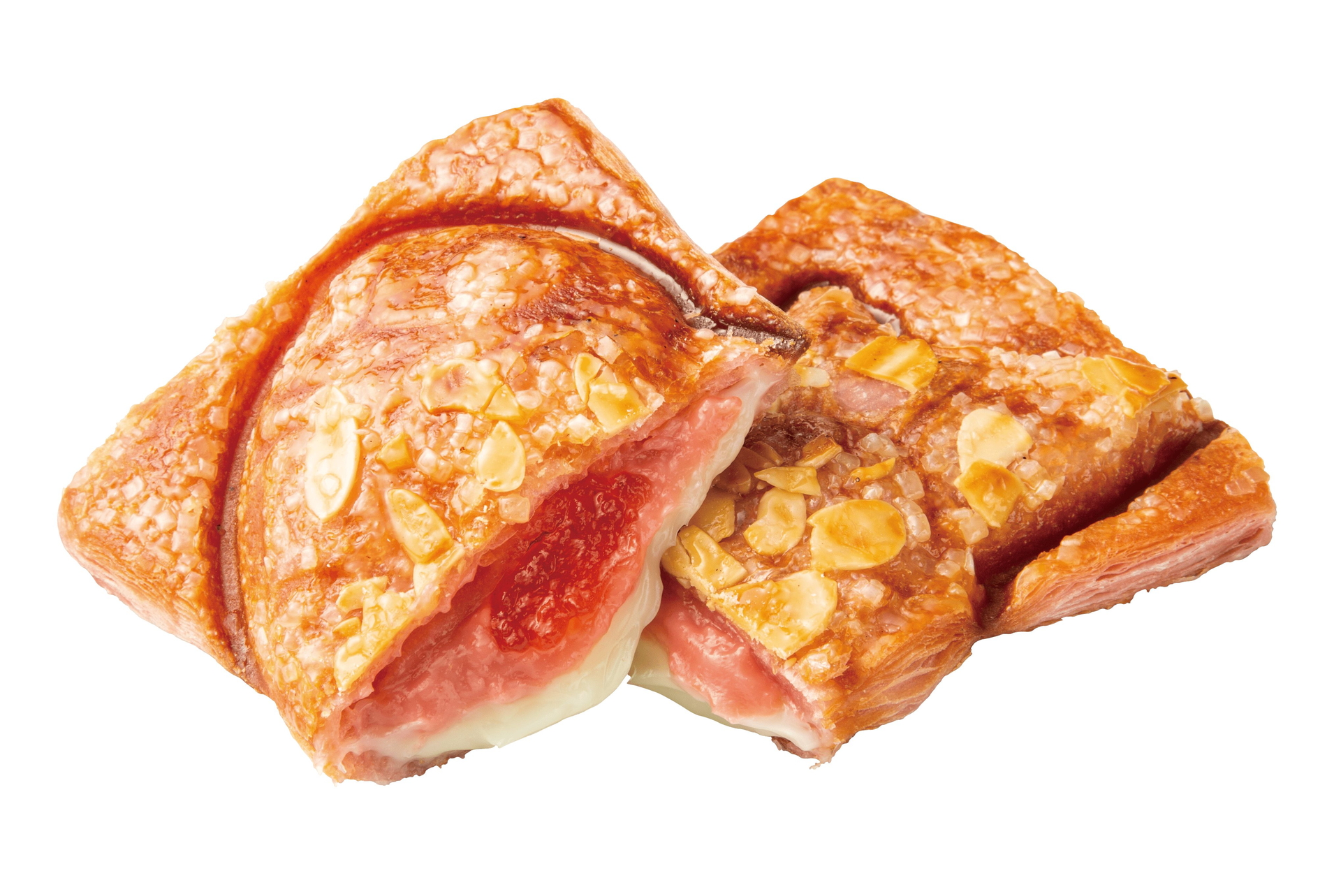クロワッサンたい焼「濃い あまおう いちごみるく」（税別269円）