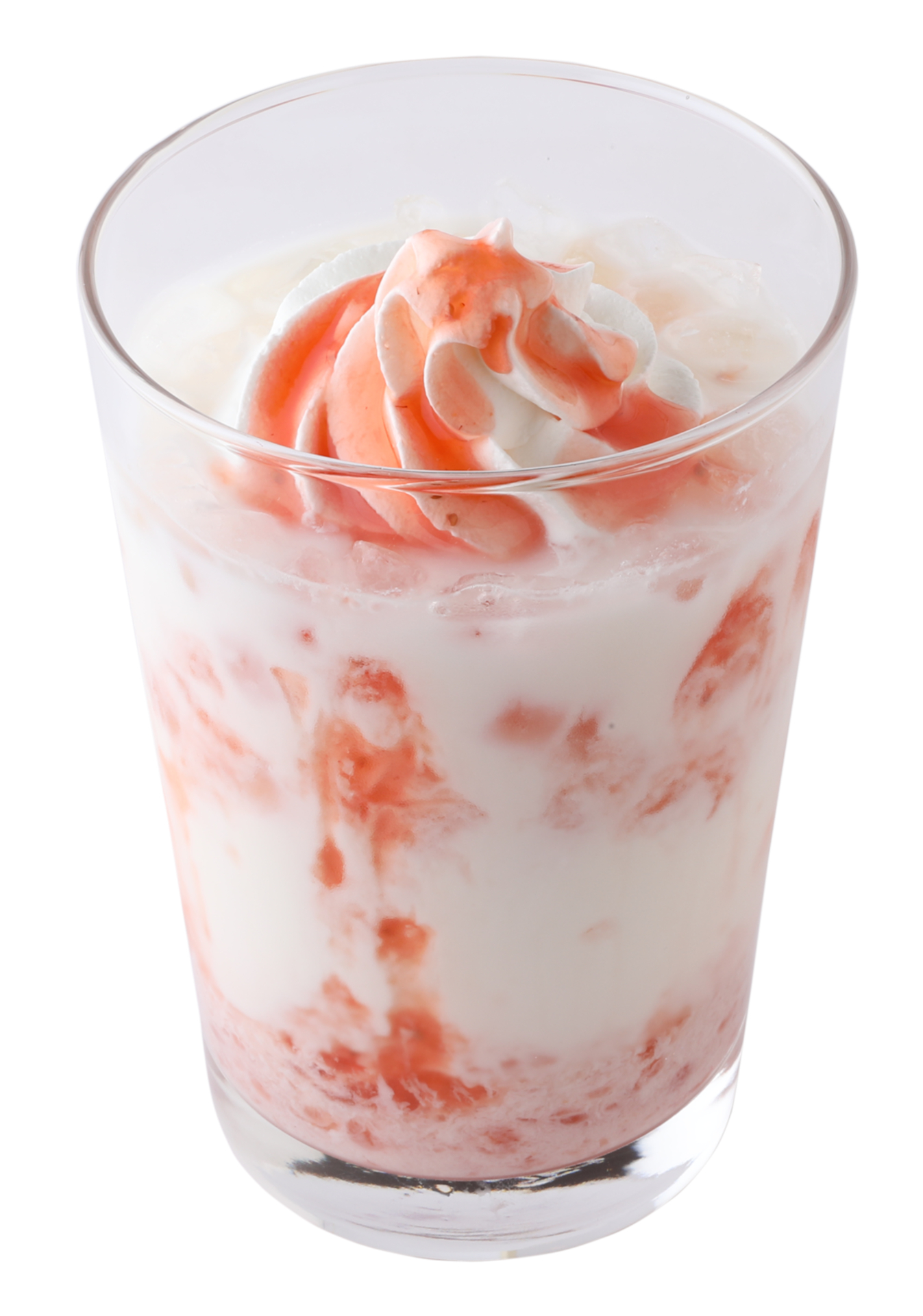 「いちごミルク＜いちご果肉3％使用＞」（490円）