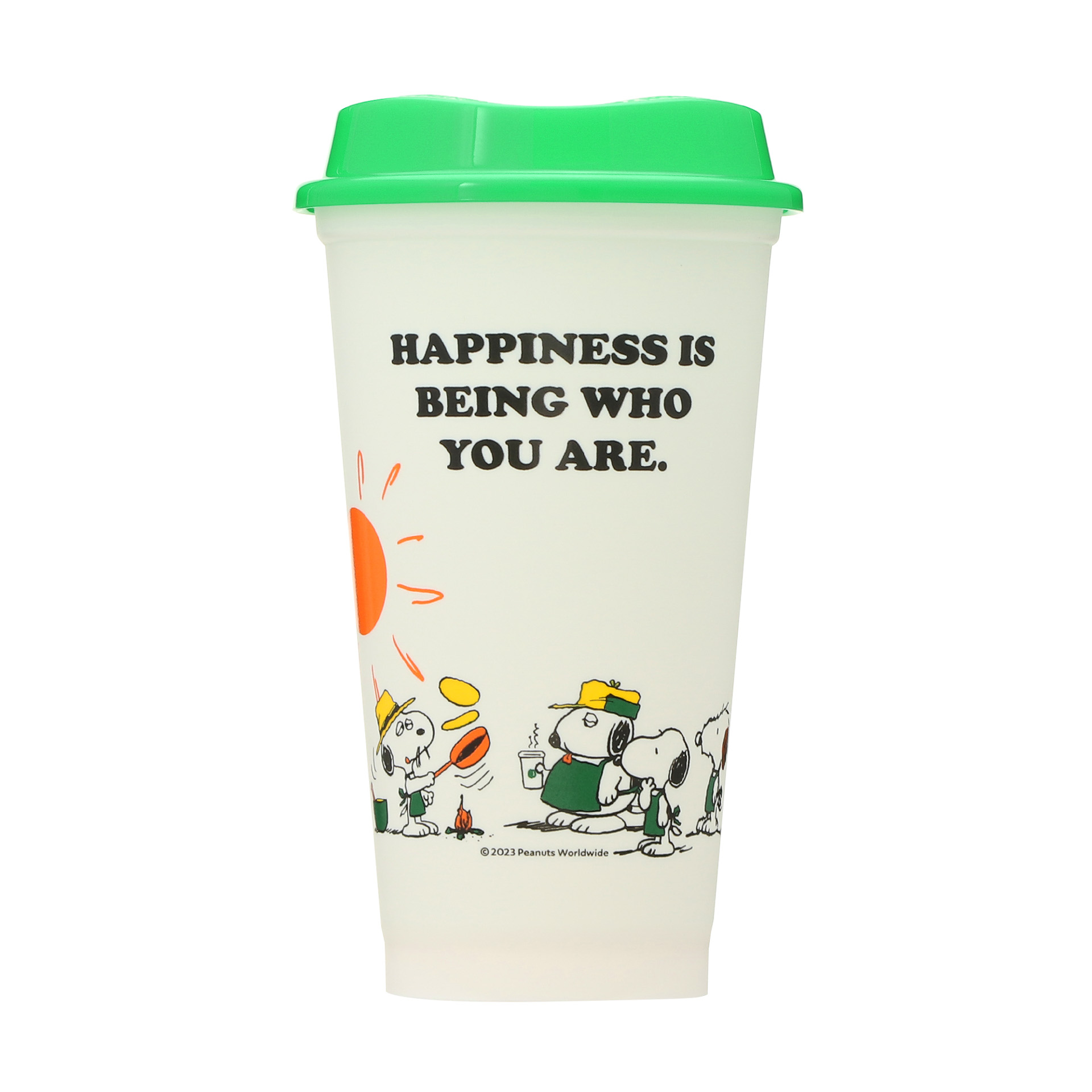 リユーザブルカップオフホワイト PEANUTS Snoopy Brothers 473ml