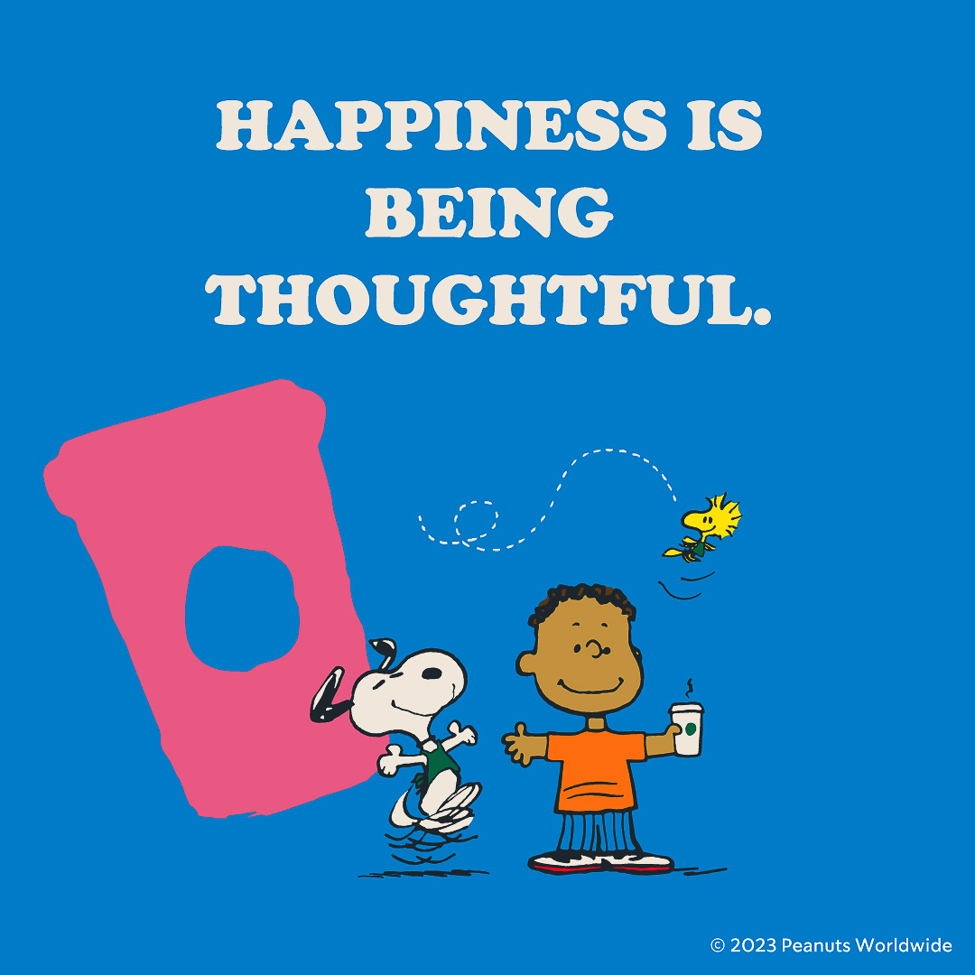 HAPPINESS IS BEING THOUGHTFUL（しあわせは、ゆっくりと思いをめぐらせること）
