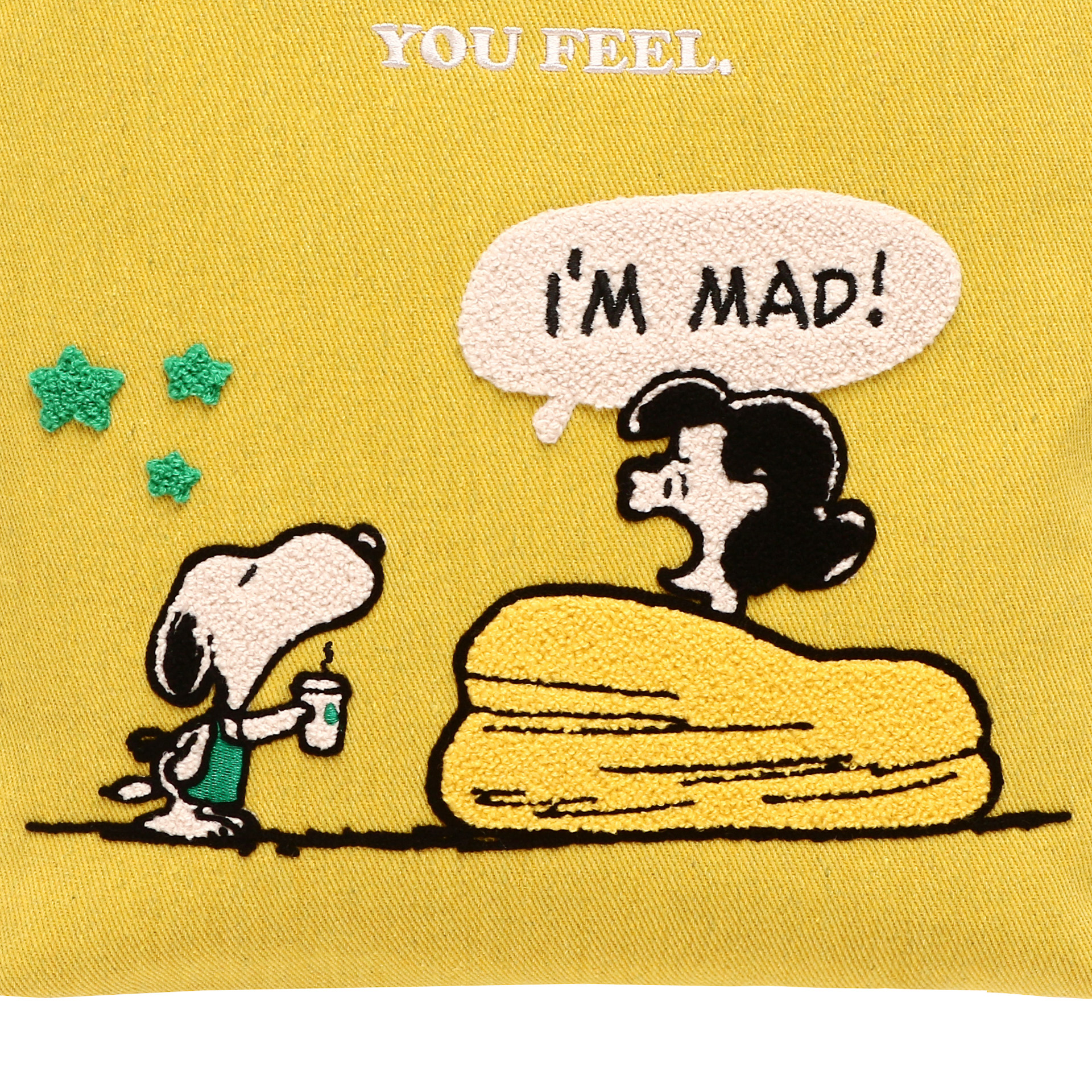 トートバッグ イエロー PEANUTS Lucy