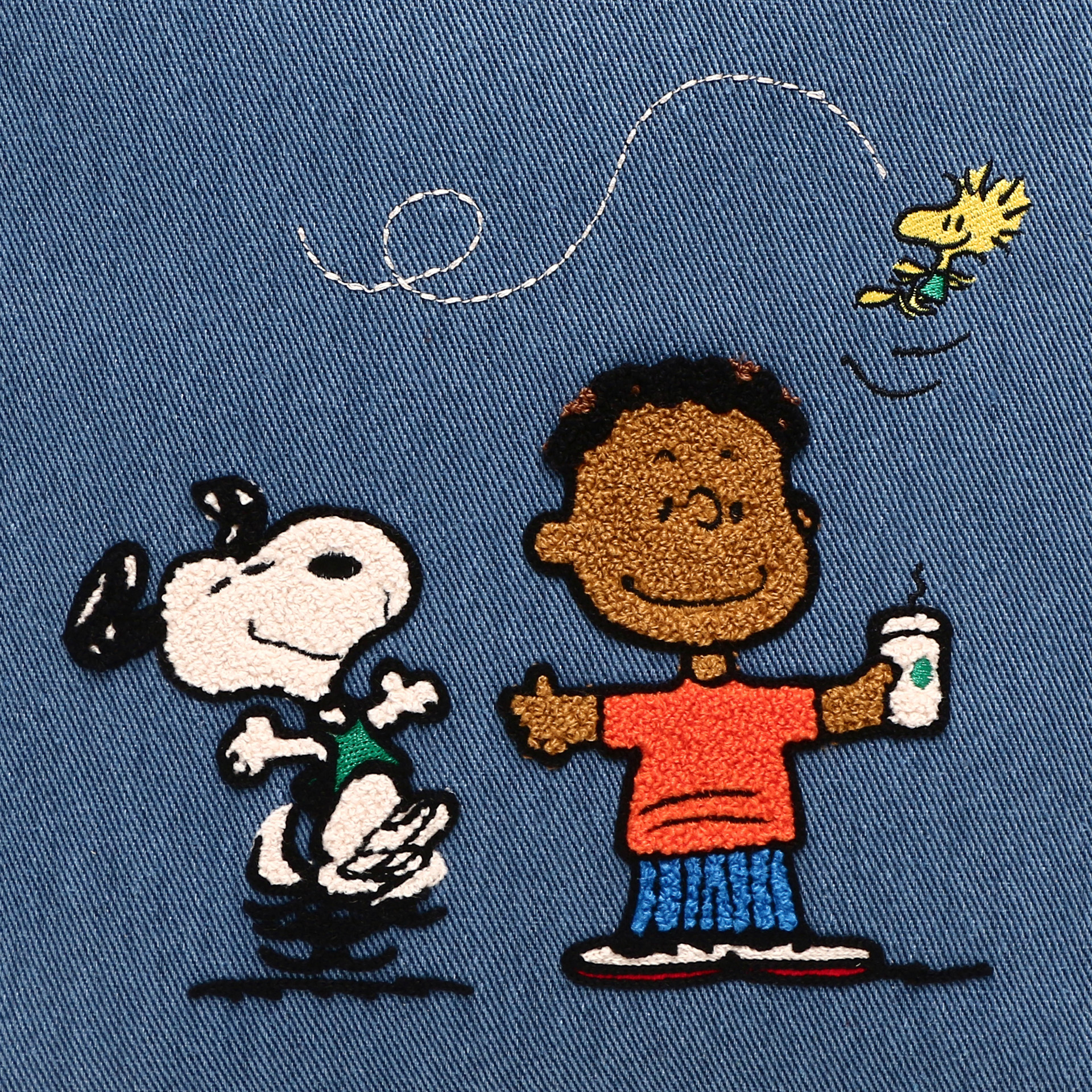 トートバッグ ブルー PEANUTS Franklin