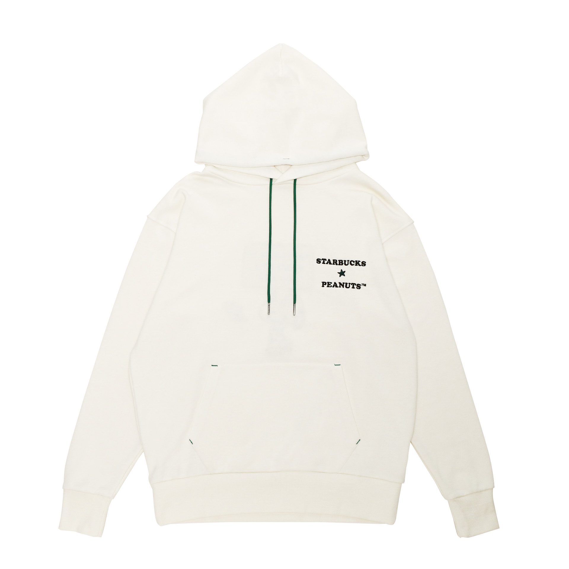 オーバーサイズパーカー オフホワイト PEANUTS Snoopy（S-M/L-XL）