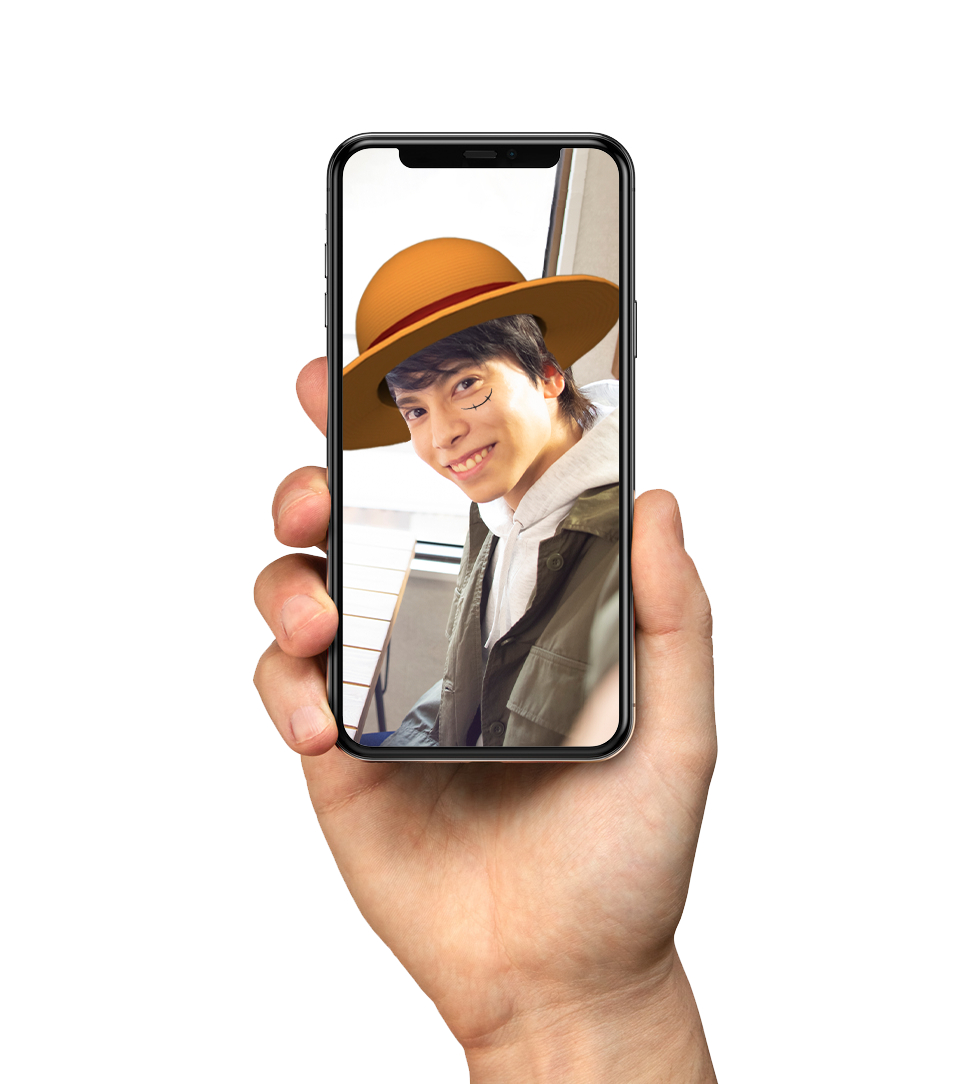 麦わらの一味なりきり ARフィルター