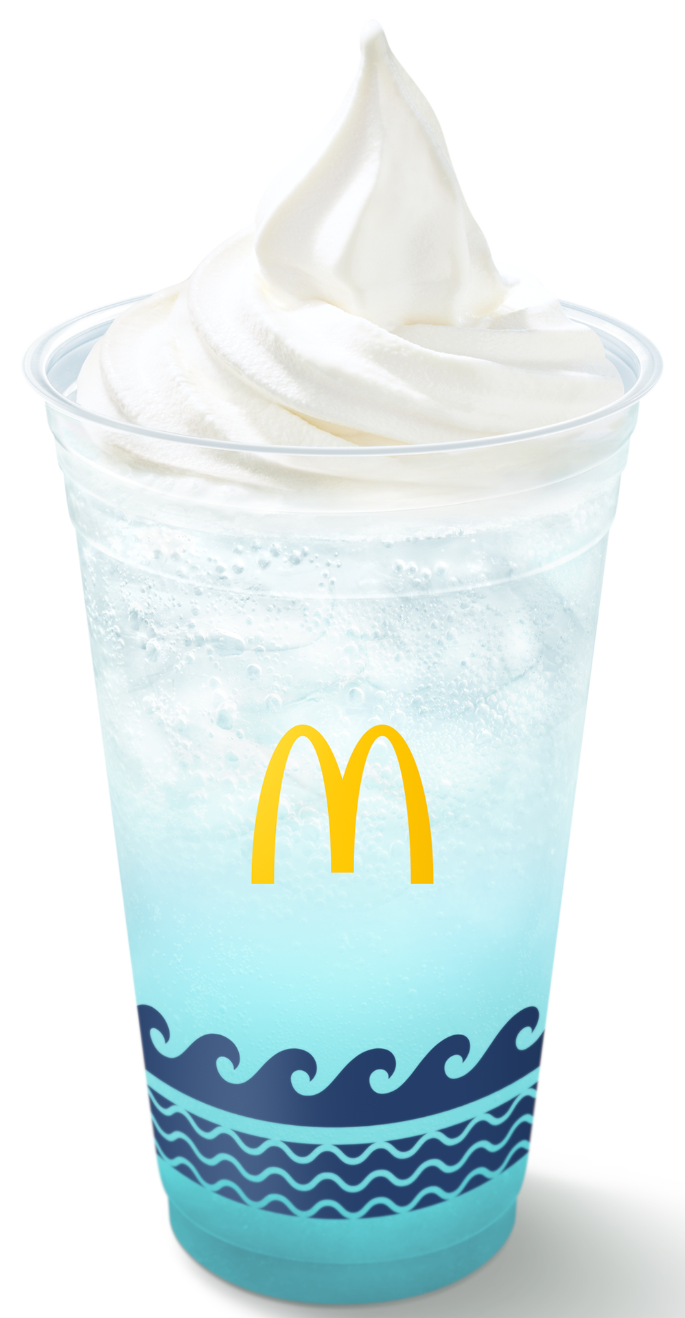 マックフロート なみ色ヨーグルト味