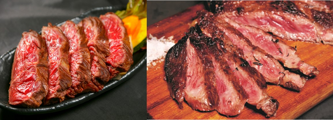牛ハラミステーキ＜焼肉鈴木 せいざえもん（千葉県山武市）＞、ジューシーランプ肉の炭火焼シュラスコステーキ＜ブラジルグリル（群馬県高崎市）＞