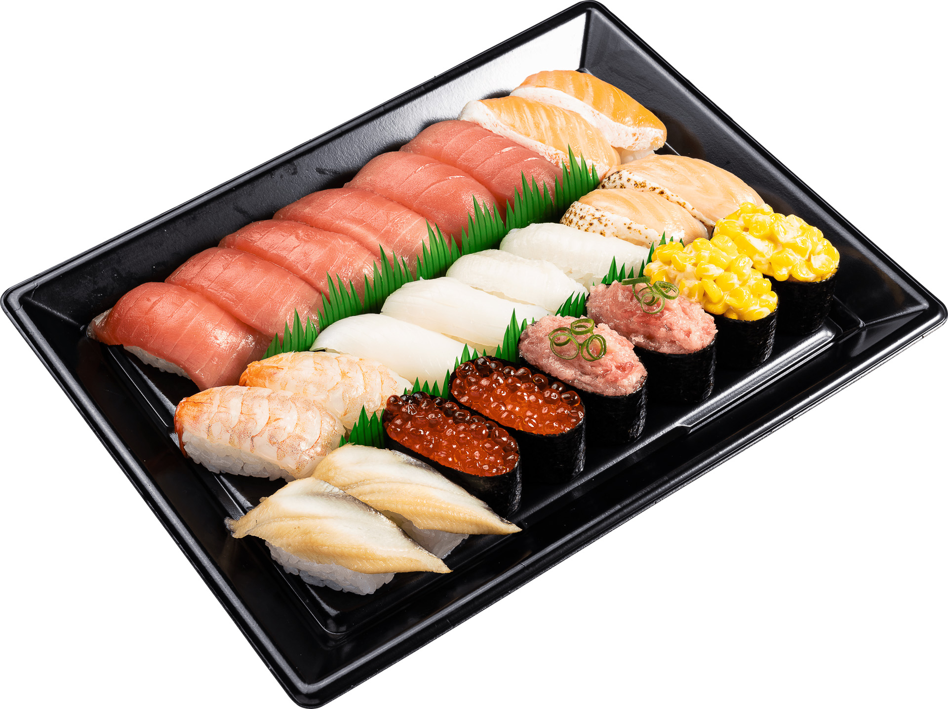 「2人前（11種24貫）」（2580円）
