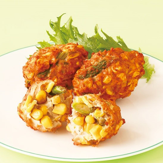 ザンギ専門店 朧～OBORO～「高島屋限定 アスパラとりコーン」（100g486円・5月17日～23日）