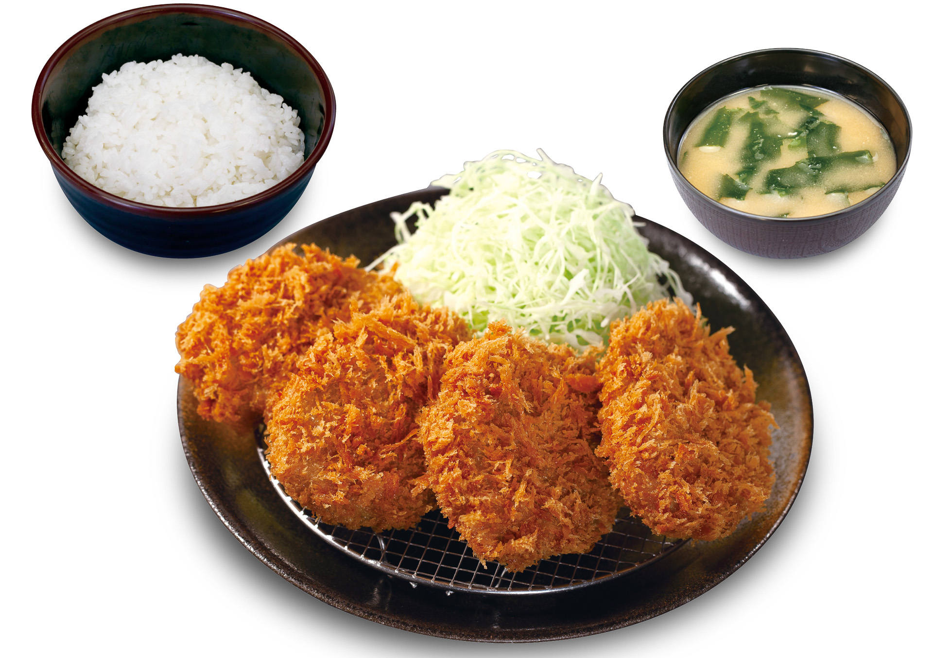 松のや/松乃家「ヒレかつ定食（3枚→4枚）」（850円）