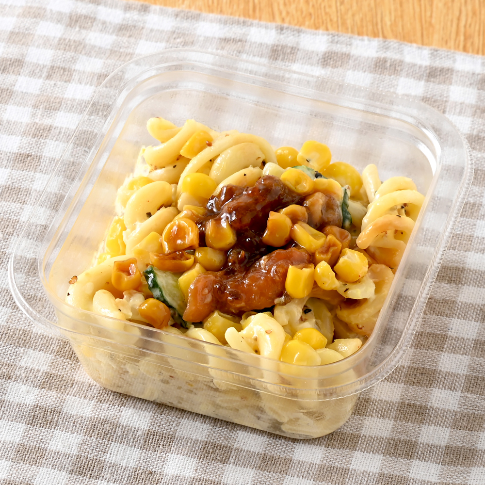 やきとりとコーンのマカロニサラダ