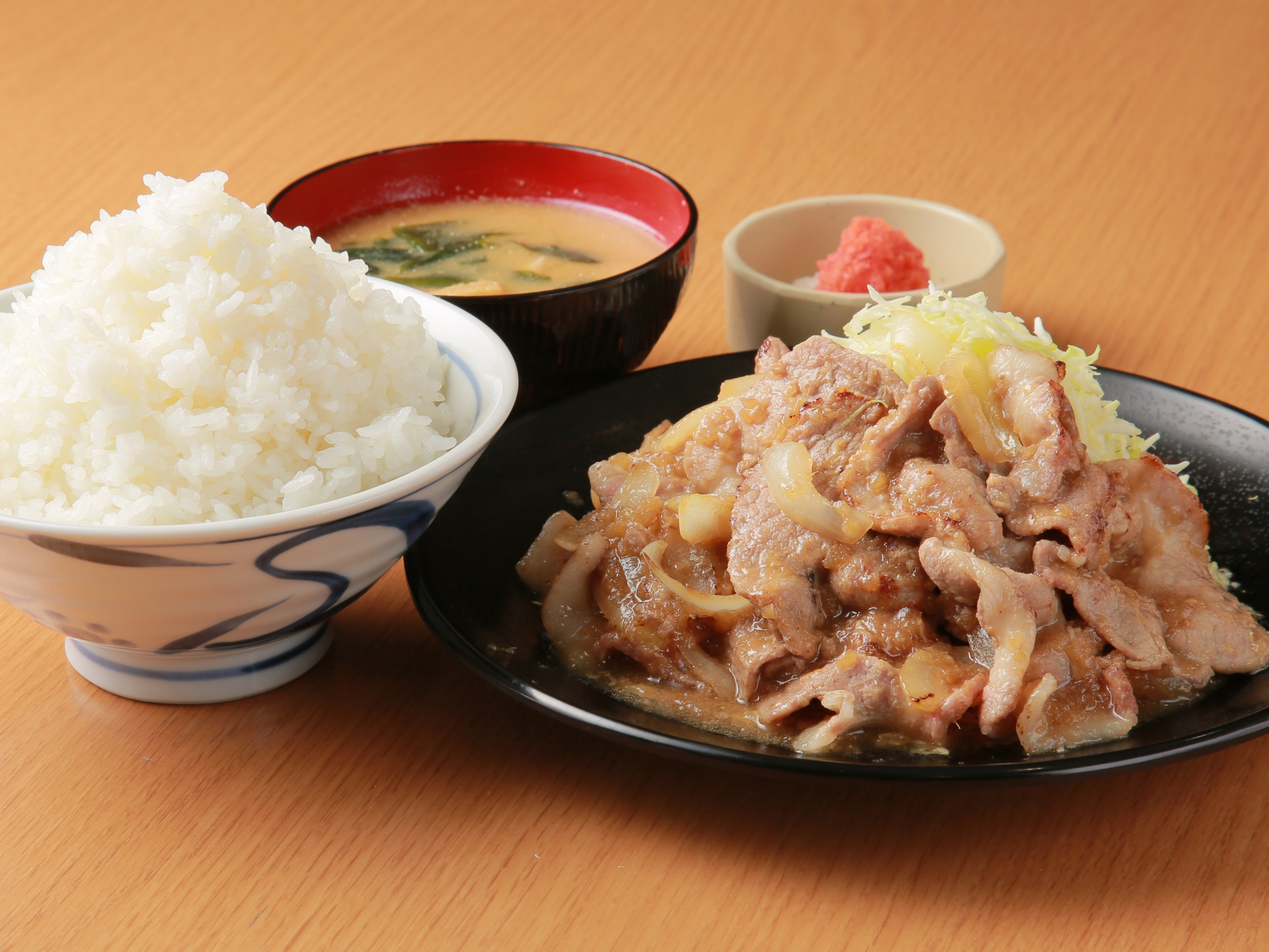 ぜったいうまい！しょうが焼定食