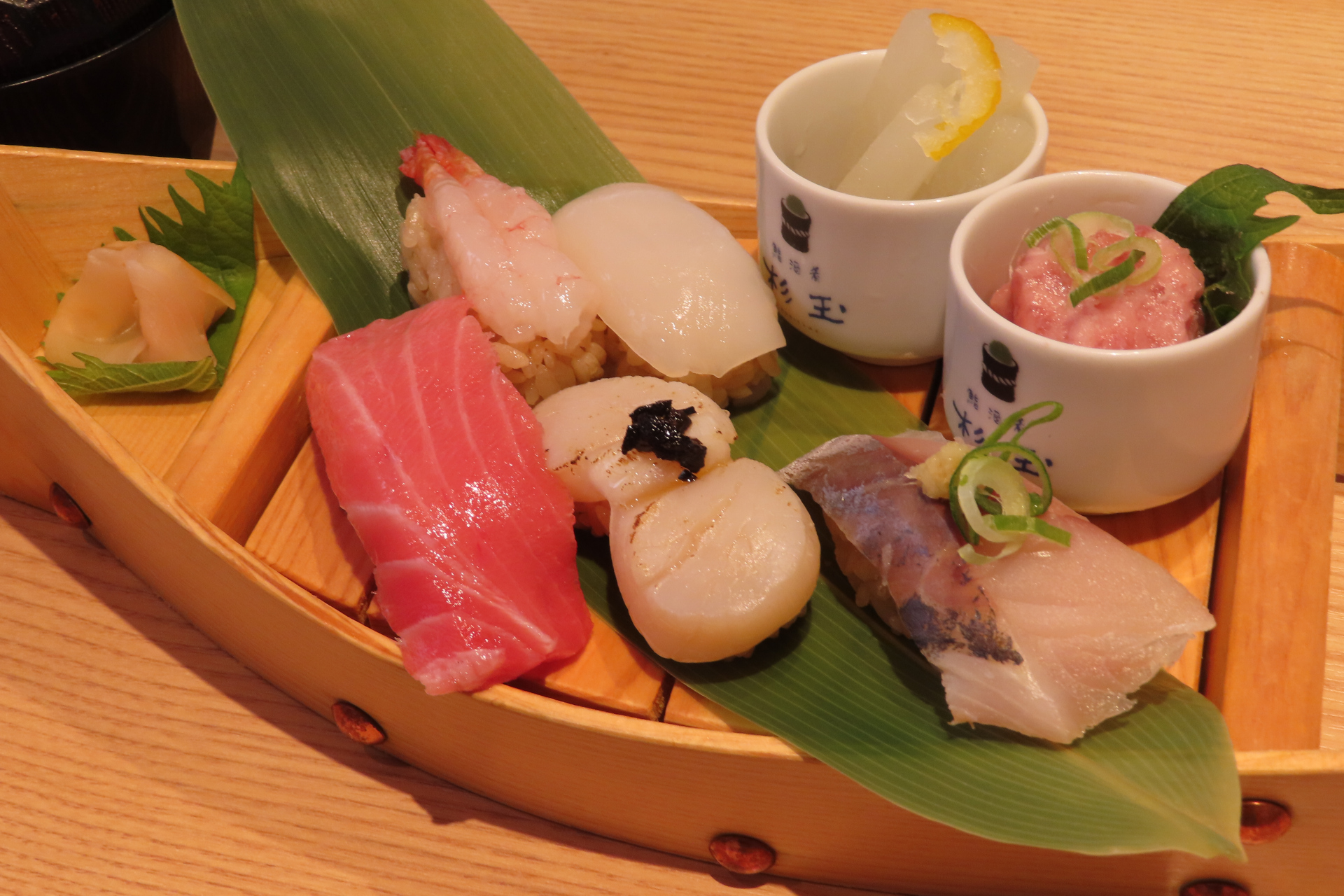 #杉玉社長の〆寿司セット