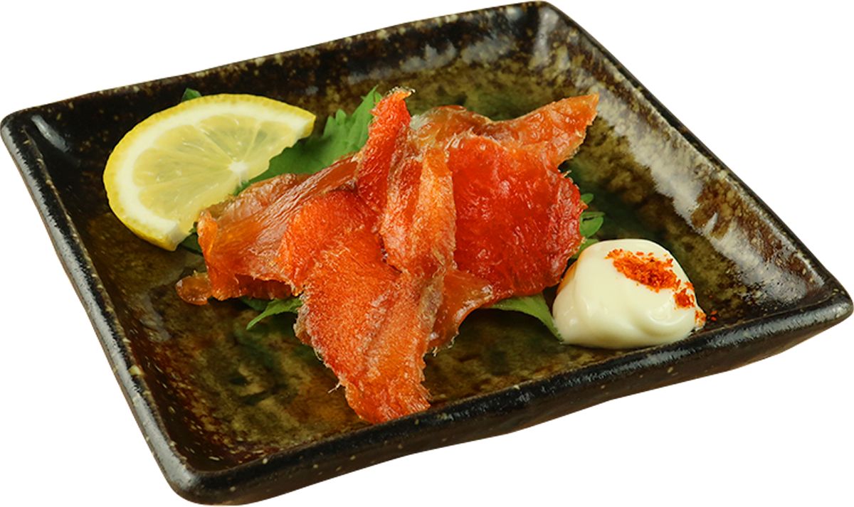 「青森県産鮭とば」（406円）