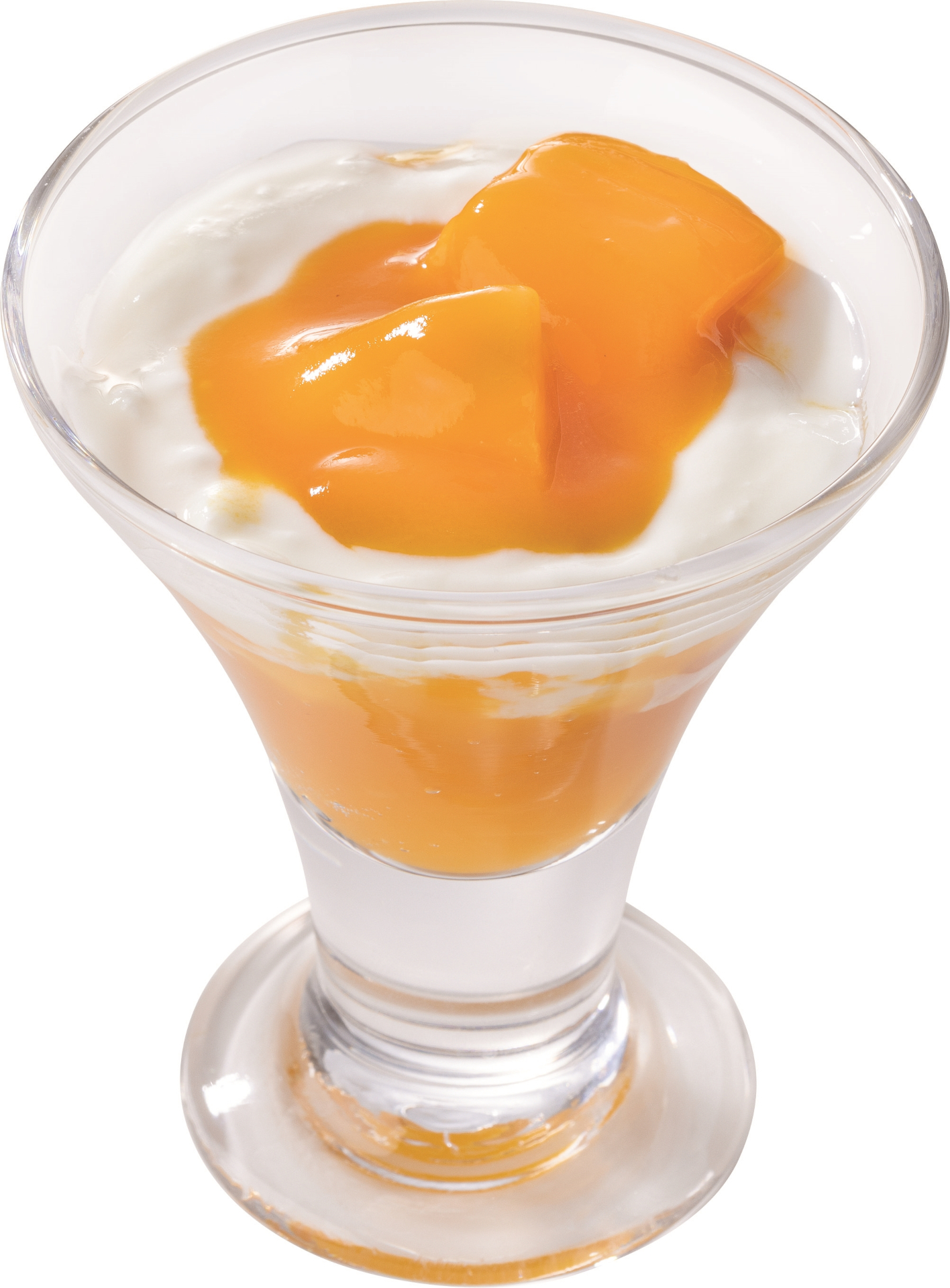 「マンゴーゼリー＆ヨーグルト」（300円）