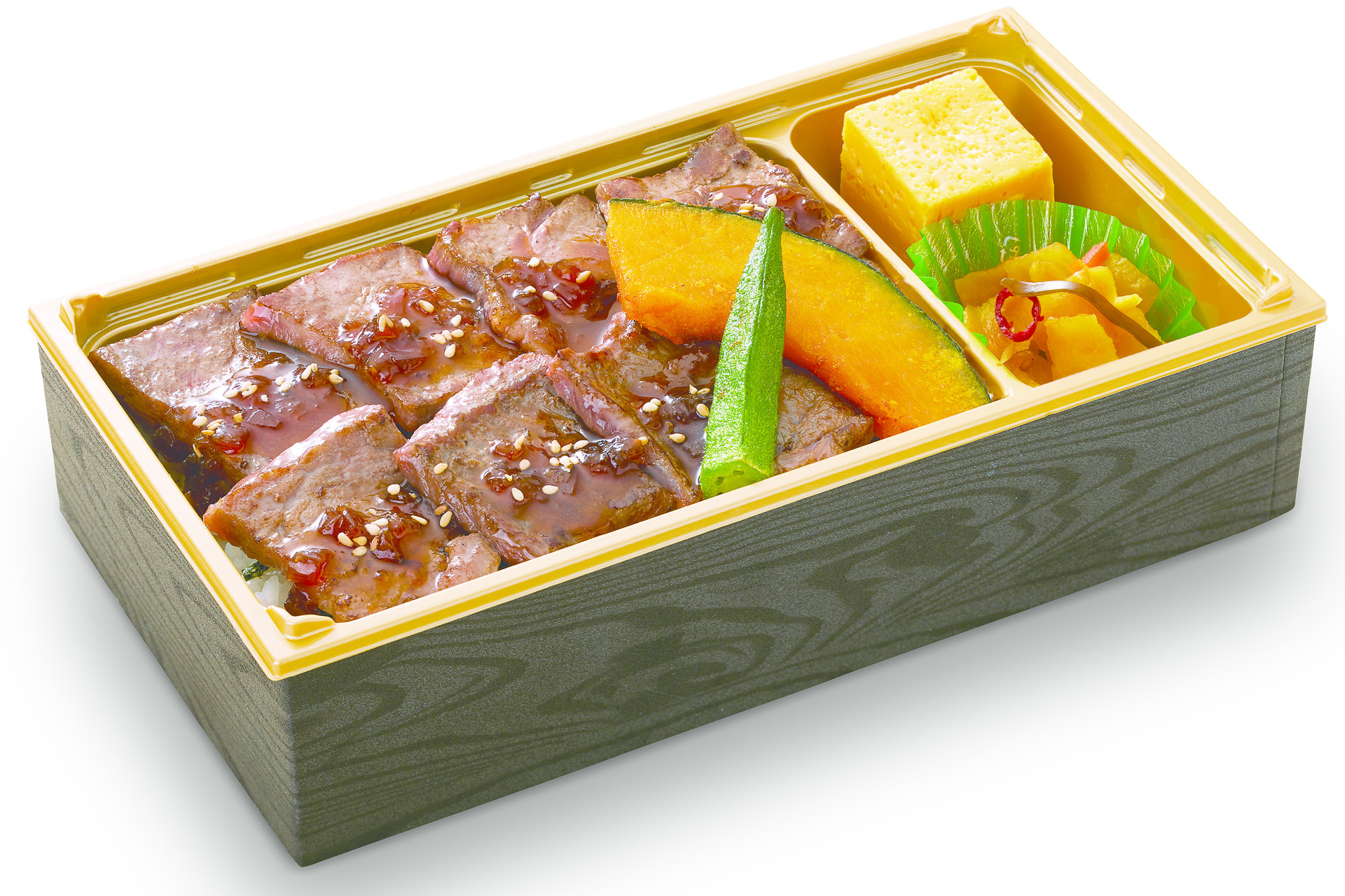 「和風ステーキ重」（1078円）