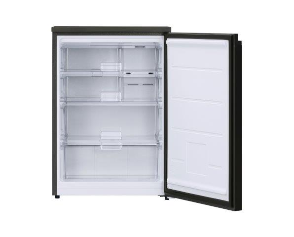 奥行スリム冷凍庫 66L ブラック