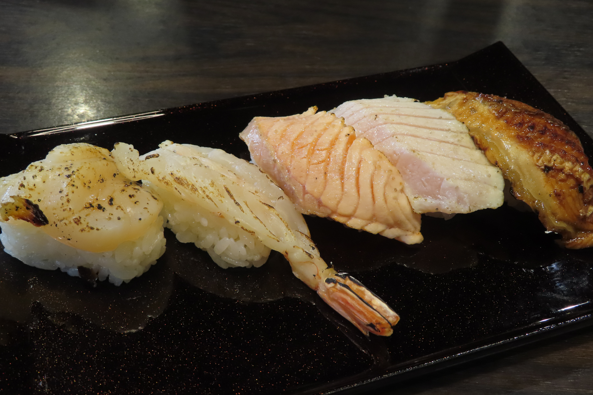 あぶり五種盛り