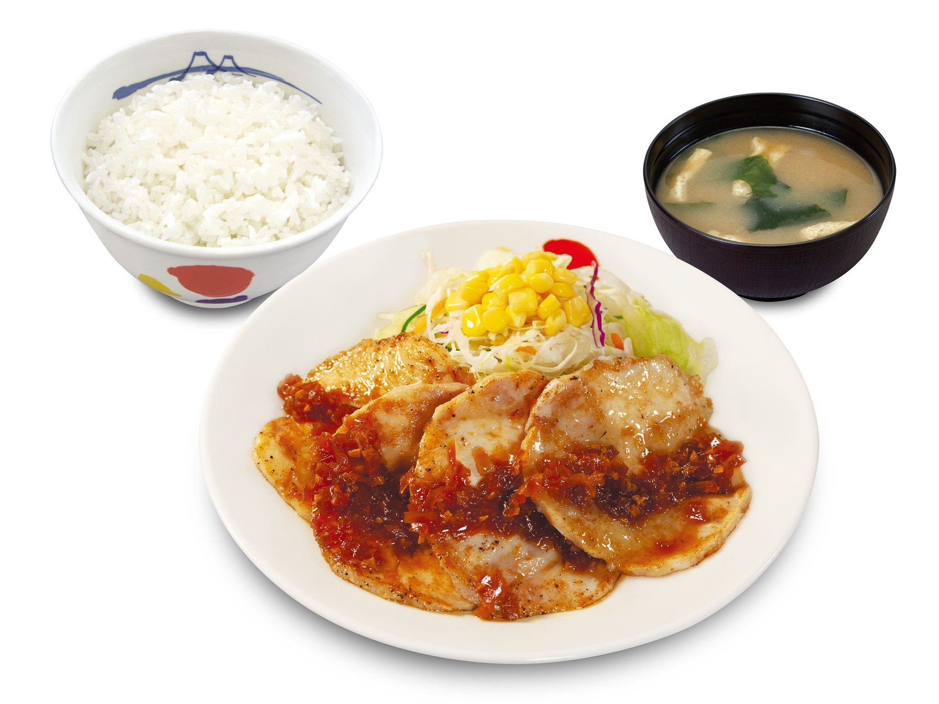 「チキン定食 肉4枚」（780円）