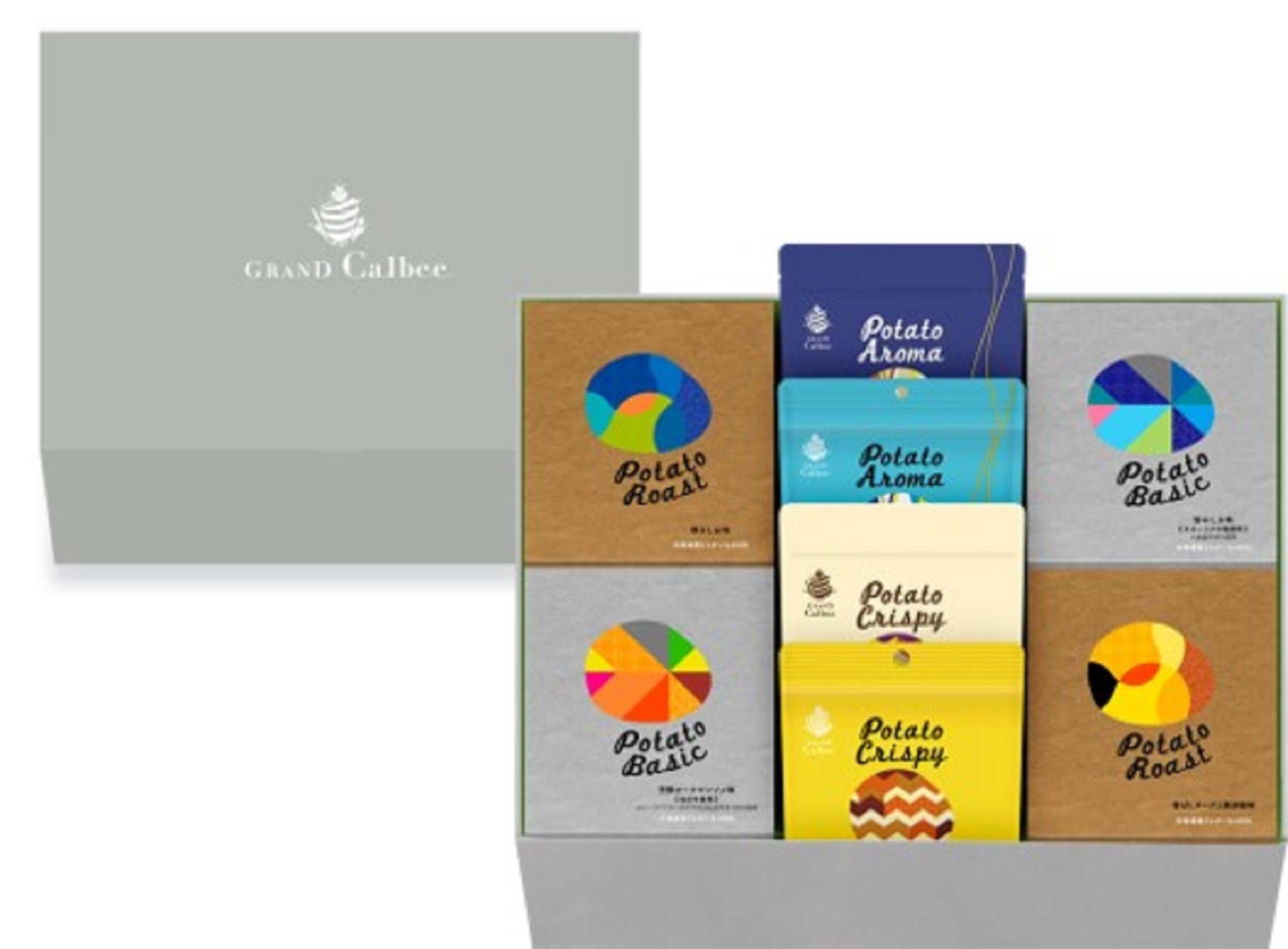 ギフトボックス8個入り（旨みしお味/芳醇ビーフコンソメ味/焼きしお味/香ばしチーズと黒胡椒味/ガーリックソルト味/ポルチーニ＆クリーム味/トリュフソルト味/ハニー＆ブルーチーズ味）
