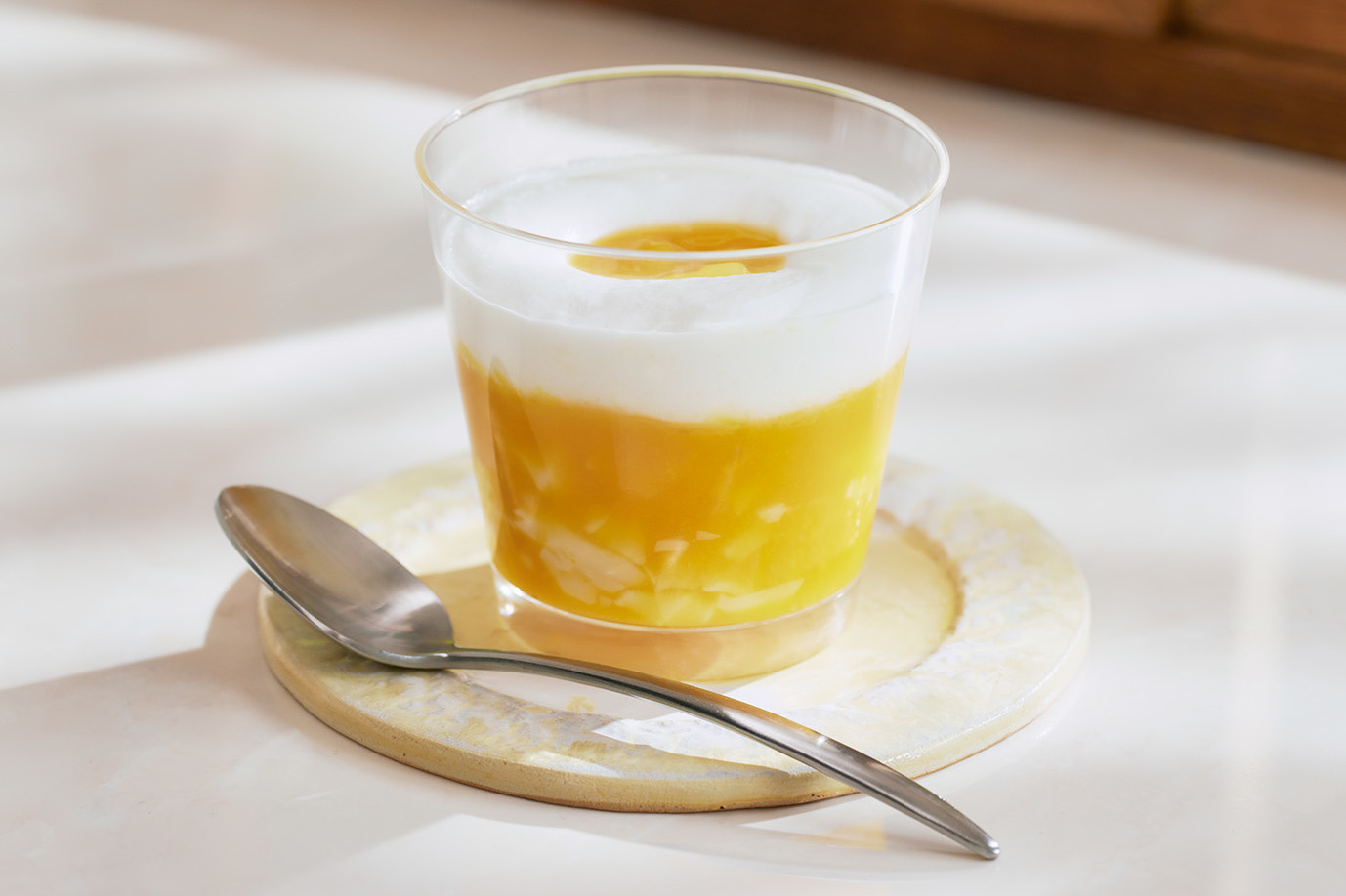 マンゴー＆ミルクゼリー