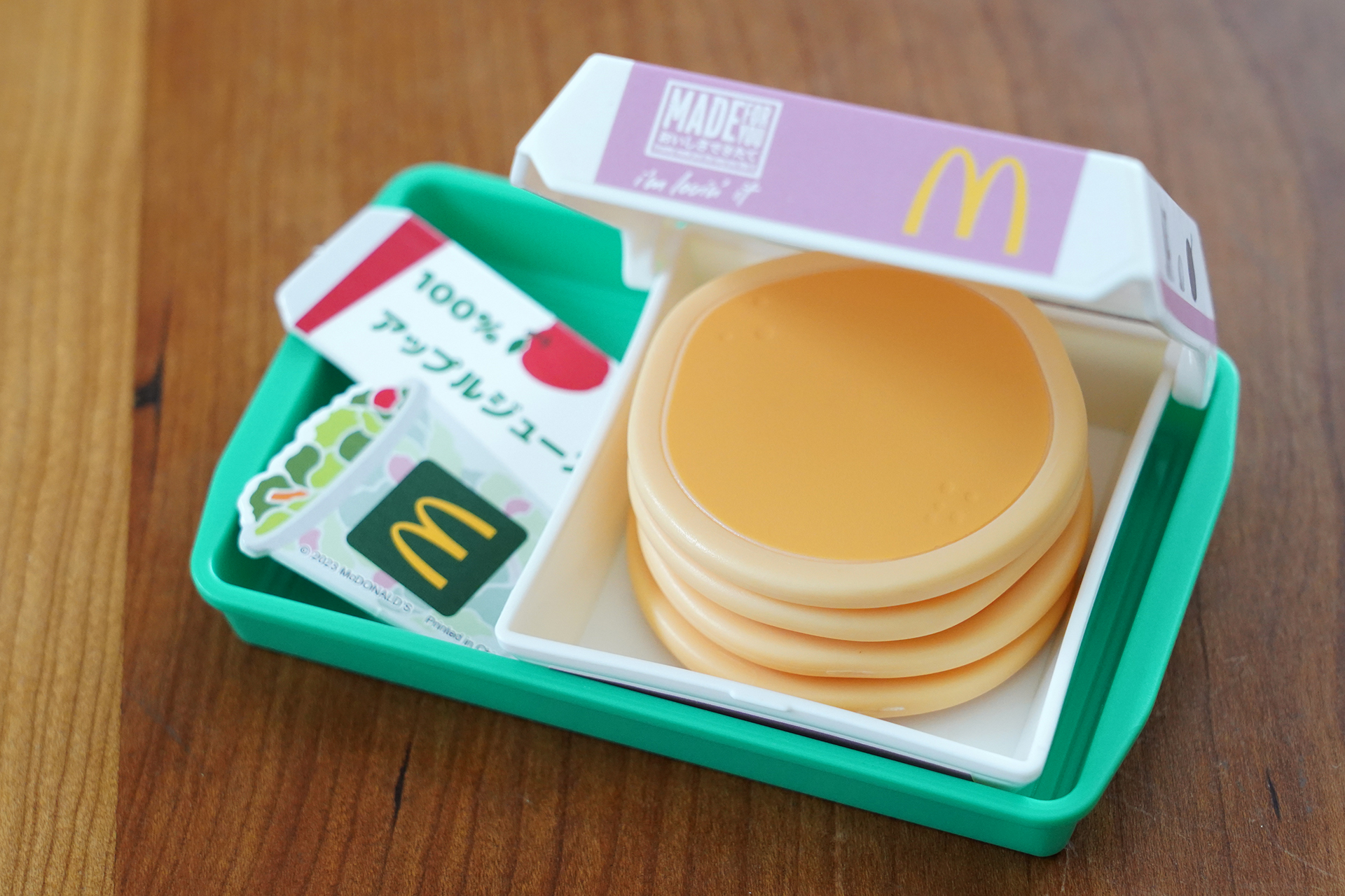 トレーに乗せて出来上がりだ