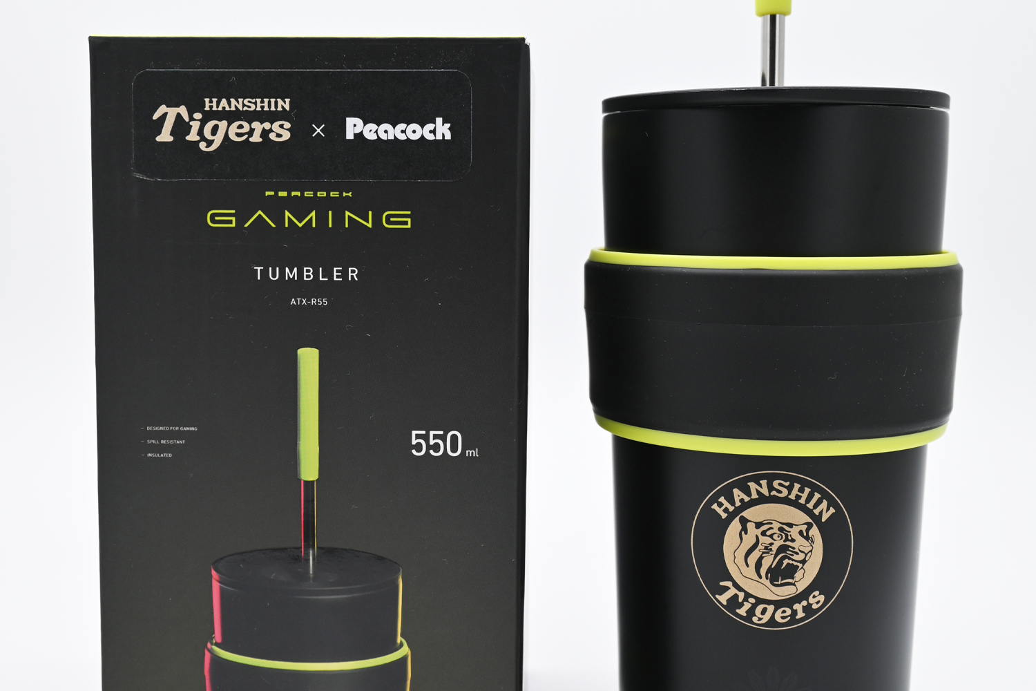 Peacock×Tigers「ゲーミング用保冷タンブラー」