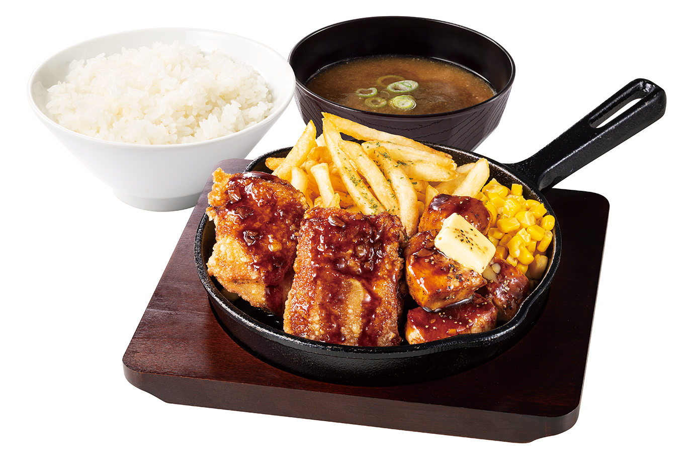 「テキサス盛り定食」（979円）